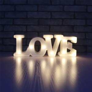 Love Heart Led Lamp Wedding Party Romantic Red Pink Night - Image 9