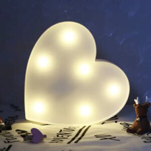 Love Heart Led Lamp Wedding Party Romantic Red Pink Night - Image 11