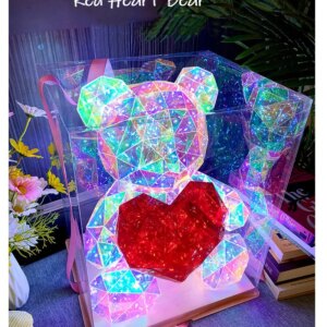 30cm Teddy Bear Doll Gift Lamp Colorful Sparkling Romantic Surprise - Image 9