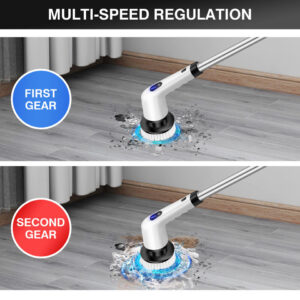 Electric Spin Scrubber Cordless Electric Cleaning Brush With 9 Brush - Image 5