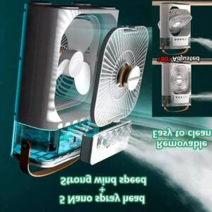 3 In 1 Portable Humidifier Fan Mini Air Conditioners Usb - Image 4