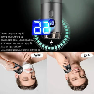 Xiaomi Electric Shaver Mini Led Digital Display Men Rechargeable Type-c - Image 4