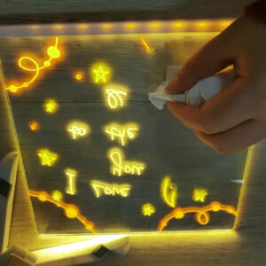 Personalized Led Lamp Acrylic Message Note Board Erasable Usb Children‘s - Image 5